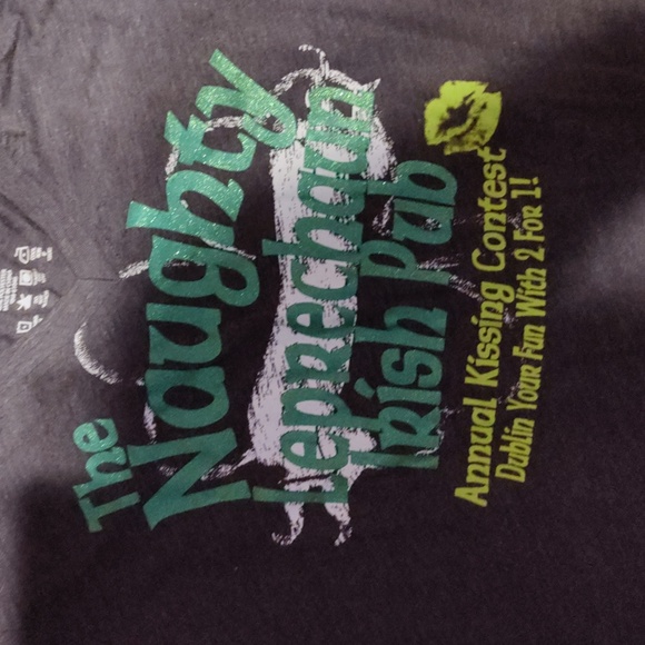 Fun Vanity Naughty Leprechaun T Sz XL - Picture 3 of 3